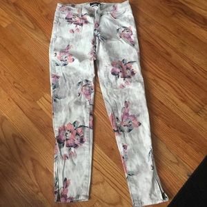 Floral American Eagle Jeggings
