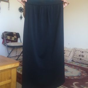 Vintage black maxi dress
