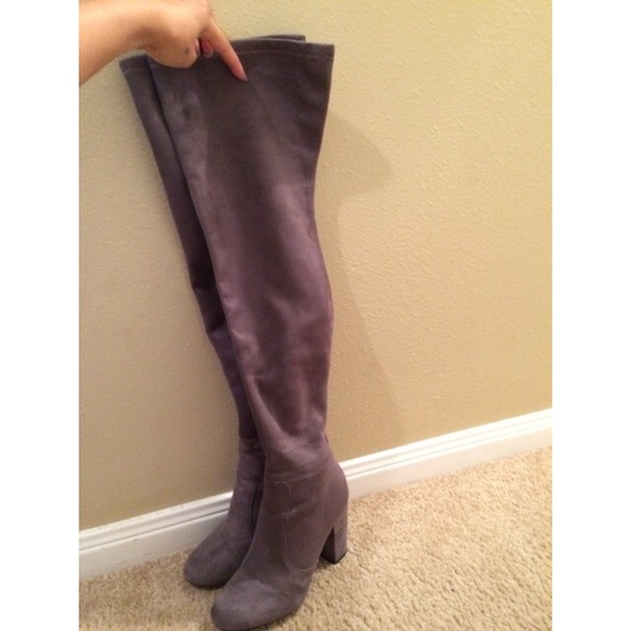 High Knee Suede Boots
