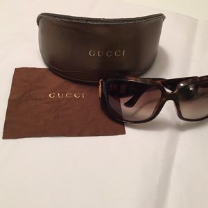 Gucci Sunglasses with Bamboo detail!