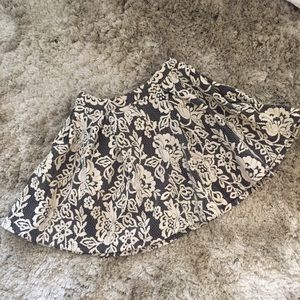 TOPSHOP petite floral lace skirt