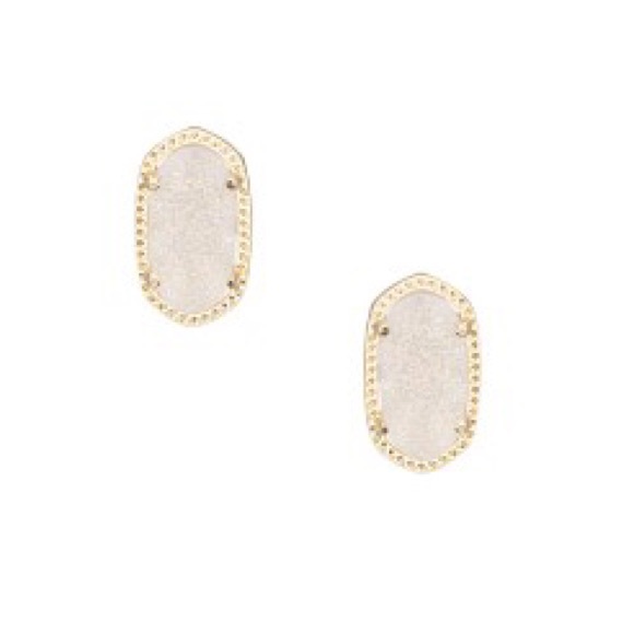 SOLD- Kendra Scott Ellie Earrings-Iridescent Druzy
