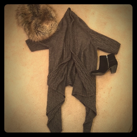 Italian slub knit sweater