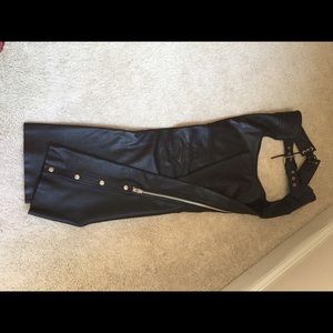 Men's size large leather chaps.
