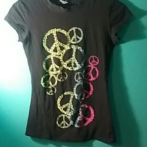 Colorful peace sign shirt!