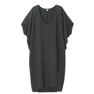 UNIQLO Grey Easy Drape Dress - Size Large