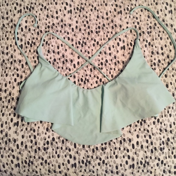 Flounce Swim Top