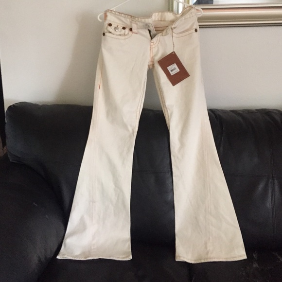 Beige jeans