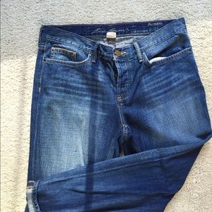 Eddie Bauer boyfriend crop jeans.