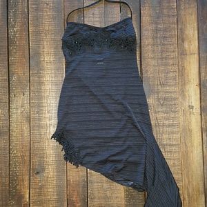 Sheer salsa dance dress