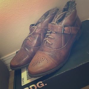 Brown Cuff Boots