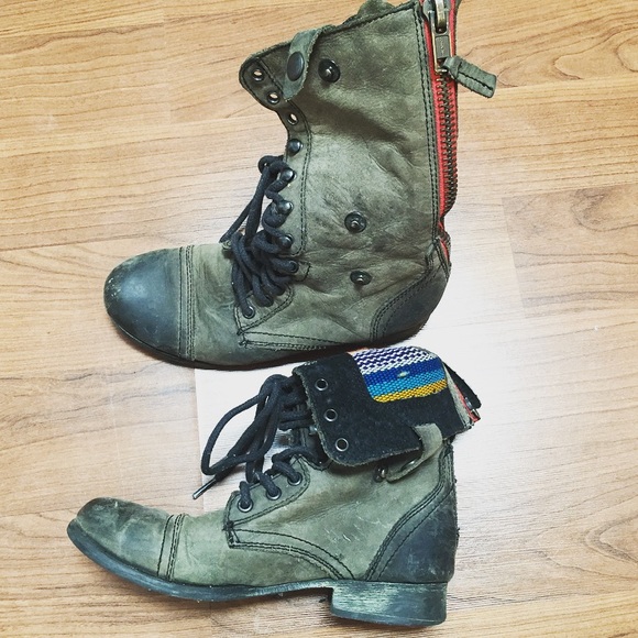 Steve Madden combat boots!