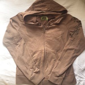 Juicy Couture brown zip up