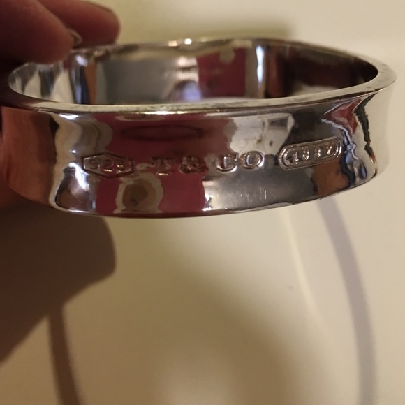 Sterling silver Tiffany and company big bangle