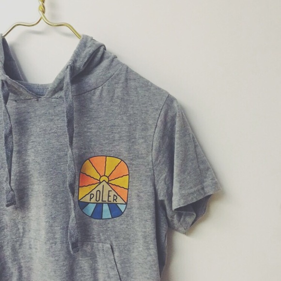 POLER short sleeve hoodie !