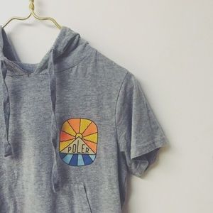 POLER short sleeve hoodie !