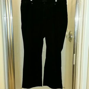 Black corduroy pants by Talbots