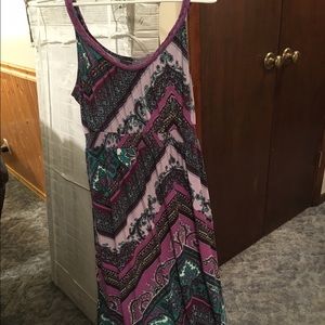Faded Glory paisley tank top maxi dress