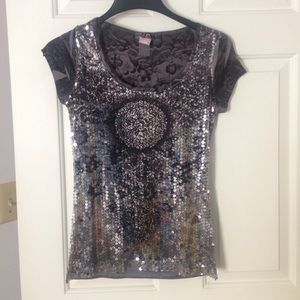 Sequined t-shirt from Body Central