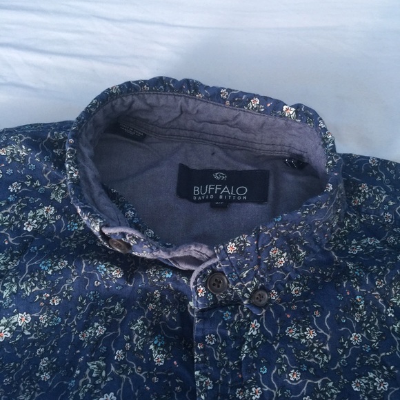 Buffalo(David Bitton) Button Down Size Small - image 2
