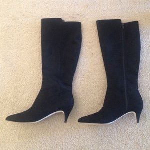 ASOS pointed knee high boots