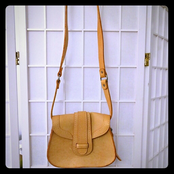 French connection leather bag