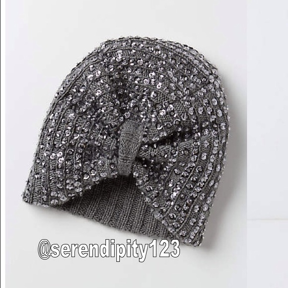 Anthropologie Accessories - Anthropologie Cozy Sequined Turban – BRAND NEW