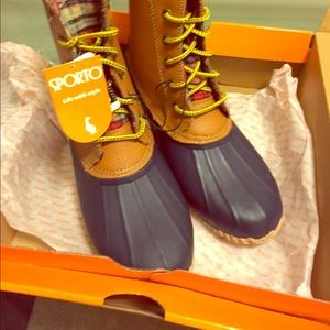 New duck boots..