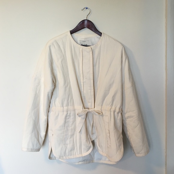 NWT Madewell cream jacket
