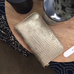 Metallic Gold Wallet