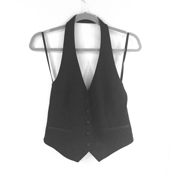 Ladies' black vest