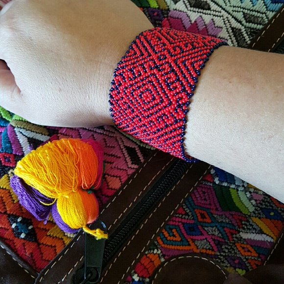 Huichol Beaded Bracelets - Picture 3 of 4