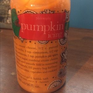 Pumpkin icing body wash