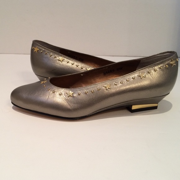 New Ros Hommerson size 6 wide silver shoes - Picture 2 of 4