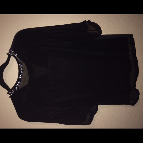 Gray and black sonomama blouse - Picture 2 of 2