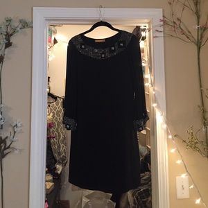Beaded Alice + Olivia cocktail dress