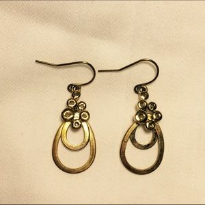 Gold earrings