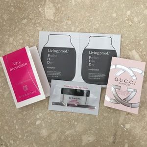 Makeup Samples! Living proof, givenchy & Gucci!