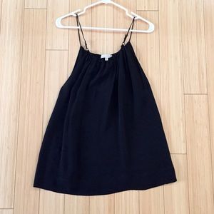 Nili Lotan silk black tank