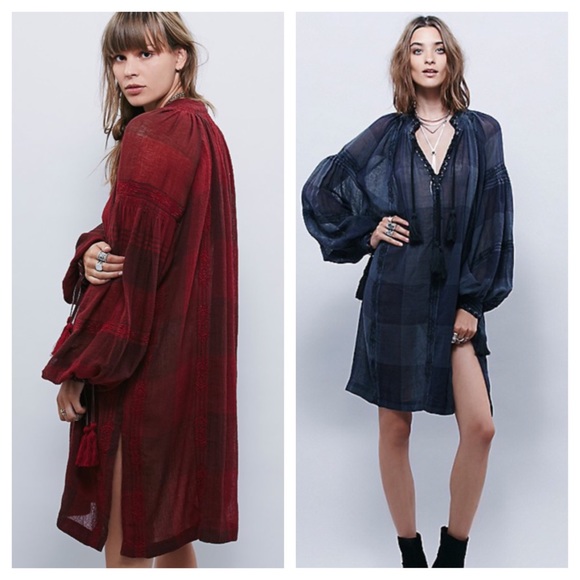 🎉SALE🎉Free People New Romantic Red Rouge Tunic - Picture 2 of 4