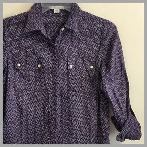 Banana Republic ✨ Purple Blouse