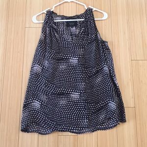 Barneys New York CO-OP BxW print silk  tank