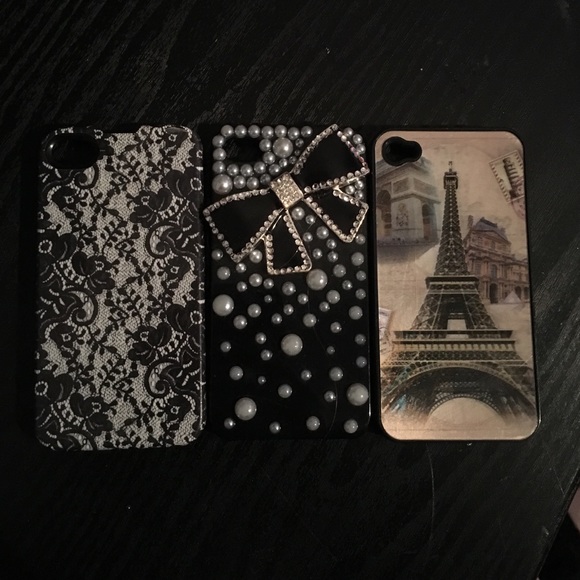 3 iPhone 4/4s cases very cute light use - Picture 1 of 4