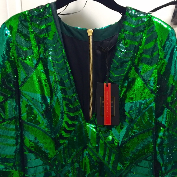 HM x BALMAIN Sequin Kendall dress