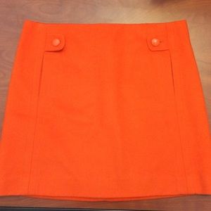 J. Crew Wool Mini Skirt