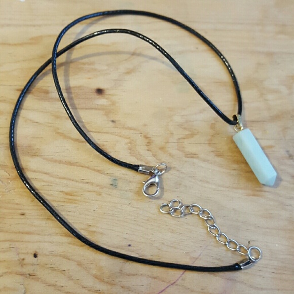 Amazonite point necklace