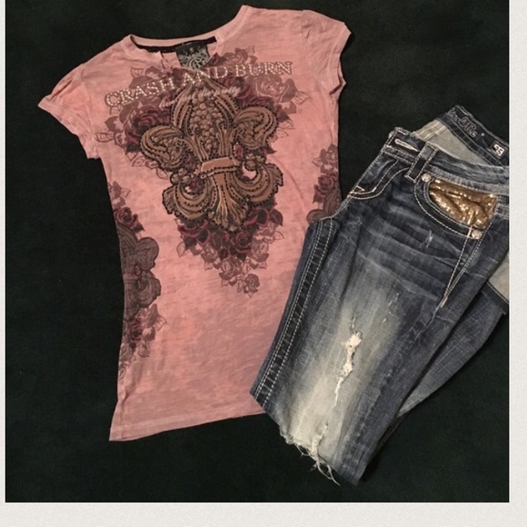Buckle Tops - Crash & Burn Tee from Buckle