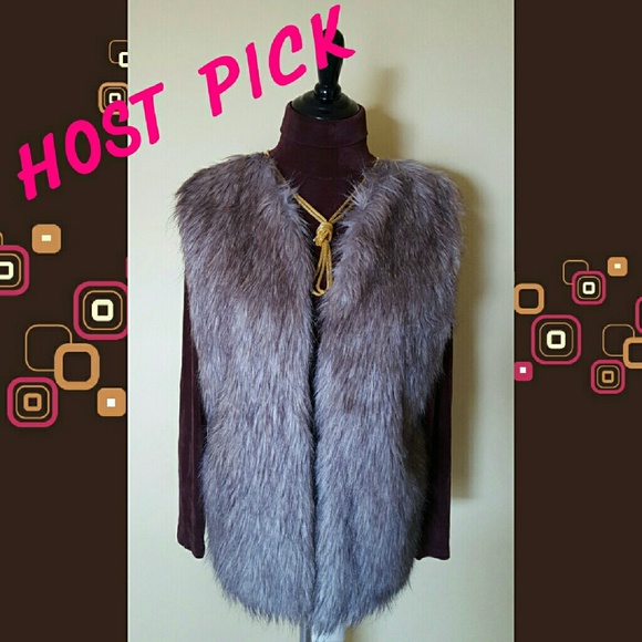 🎉HP🎉FAUX FUR VEST