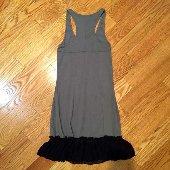 Anthropologie Eloise Grey Tank Dress SZ S - Picture 2 of 4