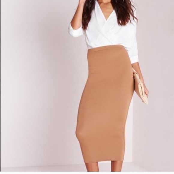 Long line midi skirt!